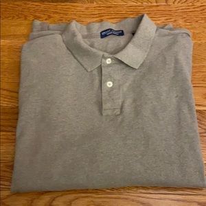 Men’s Grant Thomas log sleeves polo